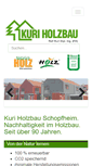 Mobile Screenshot of kuri-holzbau.de